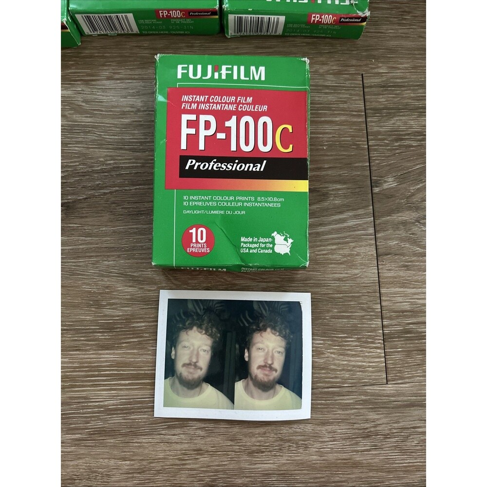 One Pack Fujifilm FP-100C Professional Instant Film Expired 2014 Cold Stored